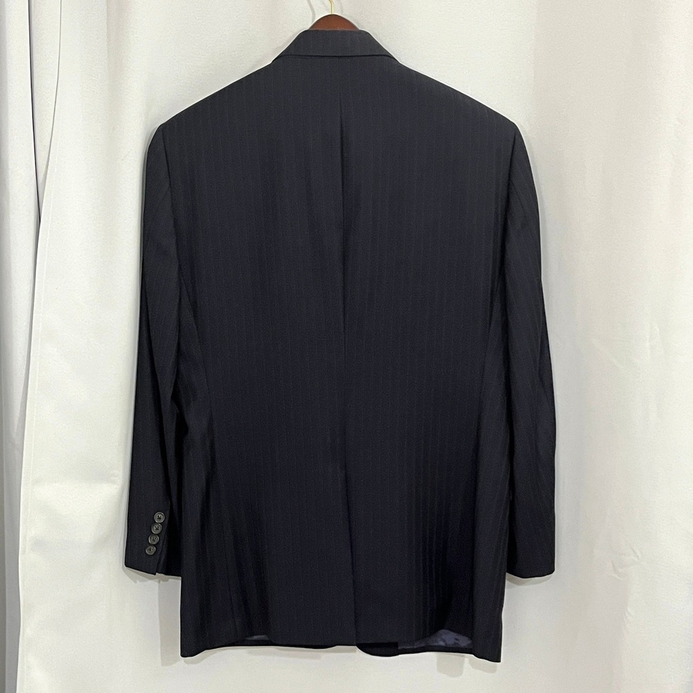 Brooks Brothers 1818 Madison 41R Vitale Barberis Canonico Navy Pinstripe Blazer - Picture 3 of 12